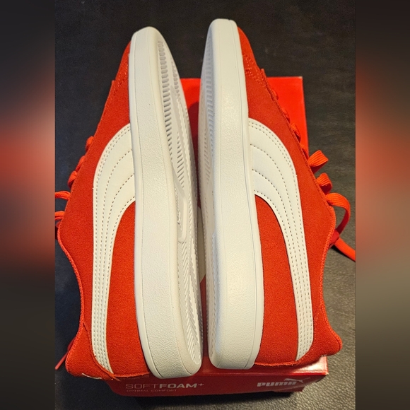 Puma smash v2 SD Jr. Red and white size 5.5. New in the box - Picture 3 of 5